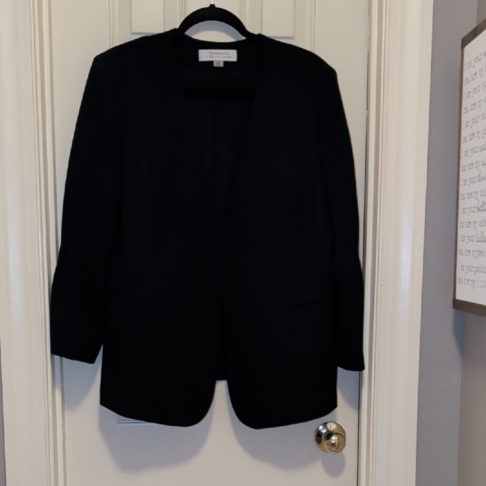 Tahari Navy Blazer
